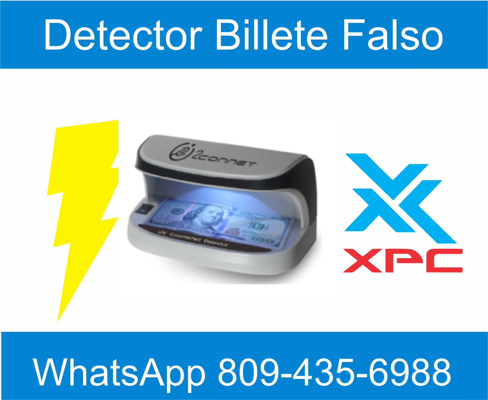 detector de billete falso